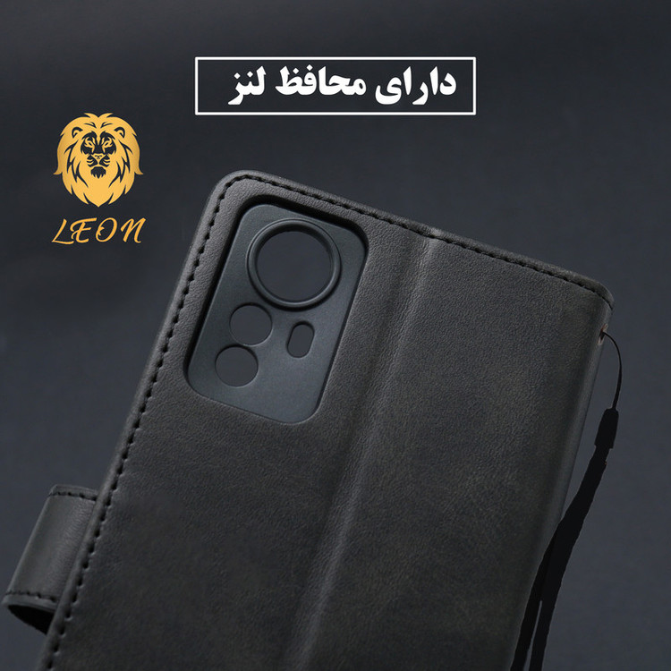 کیف کلاسوری لئون مدل Scusa oro مناسب برای گوشی موبایل شیائومی Redmi 15C به همراه بند آویز