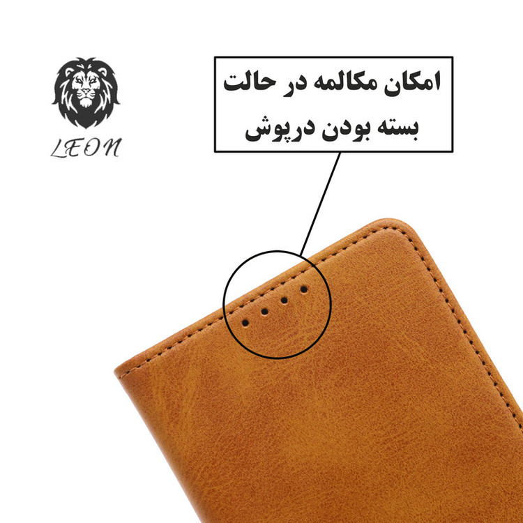کیف کلاسوری لئون مدل Kelasor مناسب برای گوشی موبایل سامسونگ Galaxy A10