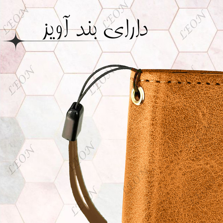 کیف کلاسوری لئون مدل Chanta Yo مناسب برای گوشی موبایل شیائومی Redmi Note 10 Pro 5G به همراه بندآویز