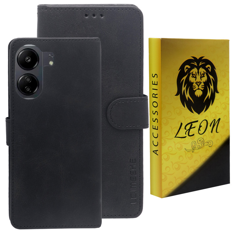 کیف کلاسوری لئون مدل Serenit Oro مناسب برای گوشی موبایل شیائومی Poco C65