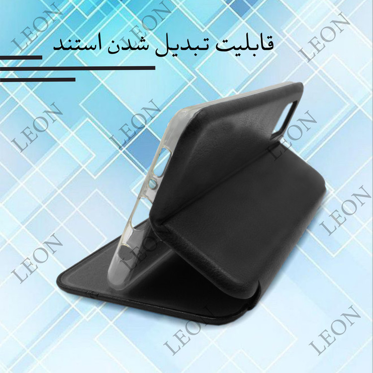 کیف کلاسوری لئون مدل Pure مناسب برای گوشی موبایل سامسونگ Galaxy M40