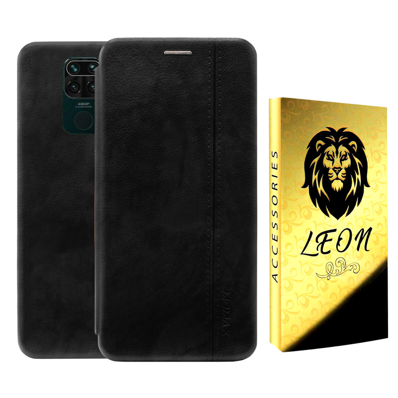 کیف کلاسوری لئون مدل Momi Yo مناسب برای گوشی موبایل شیائومی Redmi Note 9