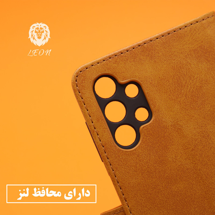 کیف کلاسوری لئون مدل Khoshi مناسب برای گوشی موبایل شیائومی Redmi Note 10 5G