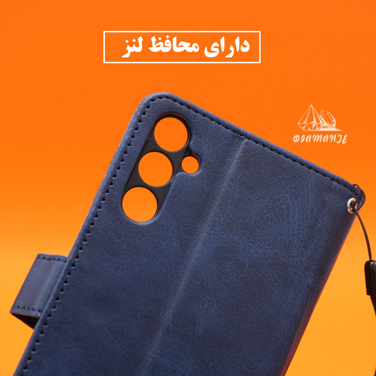 کیف کلاسوری دیامانته مدل Bandaviz Rd مناسب برای گوشی موبایل سامسونگ Galaxy M10 به همراه بند آویز