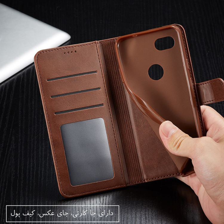 کیف کلاسوری لئون مدل Nezhad Oro مناسب برای گوشی موبایل سامسونگ Galaxy A32 4G