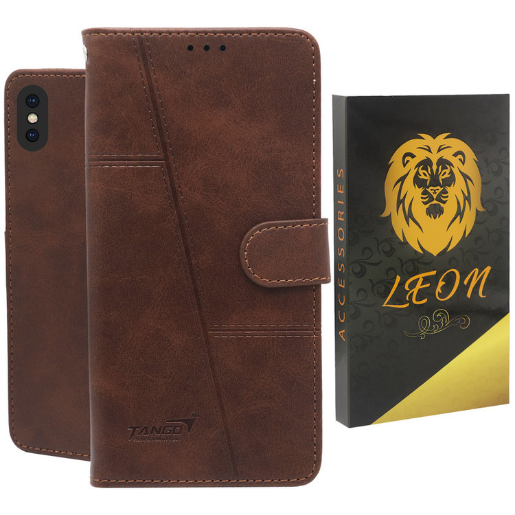 کیف کلاسوری لئون مدل Tango مناسب برای گوشی موبایل اپل iPhone Xs
