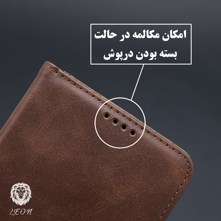 کیف کلاسوری لئون مدل Bors Oro مناسب برای گوشی موبایل سامسونگ Galaxy A70s