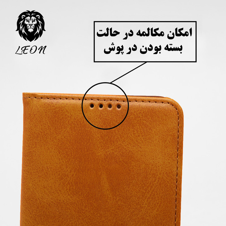 کیف کلاسوری لئون مدل kelasor مناسب برای گوشی موبایل سامسونگ Galaxy A26