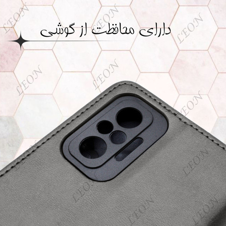 کیف کلاسوری لئون مدل Chanta Yo مناسب برای گوشی موبایل سامسونگ Galaxy J510 / J5 2016 به همراه بندآویز