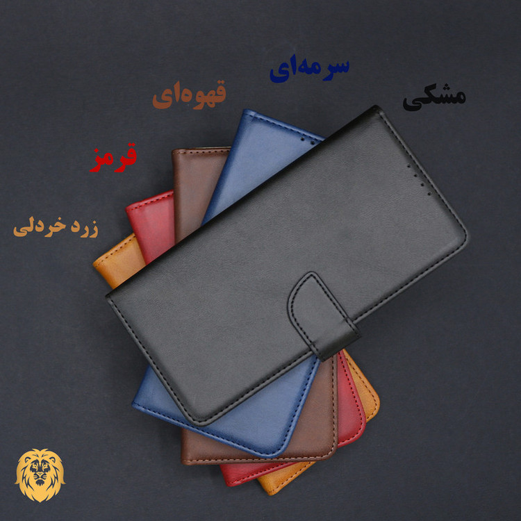 کیف کلاسوری لئون مدل Scusa Oro مناسب برای گوشی موبایل سامسونگ Galaxy M33 به همراه بند آویز