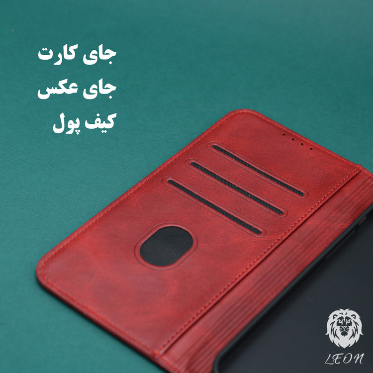 کیف کلاسوری لئون مدل Spark Oro مناسب برای گوشی موبایل سامسونگ Galaxy M12