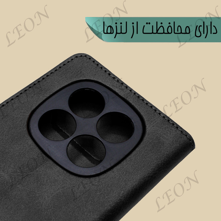 کیف کلاسوری لئون مدل Deri مناسب برای گوشی موبایل سامسونگ Galaxy A05s
