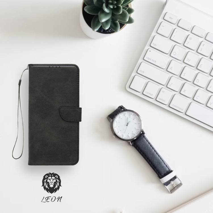 کیف کلاسوری لئون مدل Mortand Oro مناسب برای گوشی موبایل شیائومی Redmi A5 به همراه بندآویز