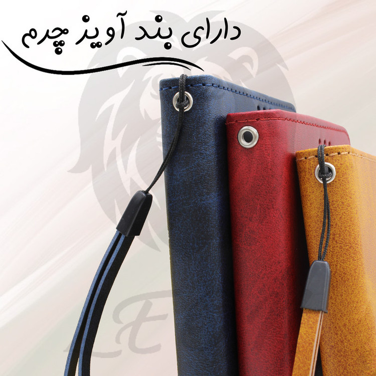 کیف کلاسوری لئون مدل Mokety مناسب برای گوشی موبایل اپل iPhone Xs به همراه بندآویز