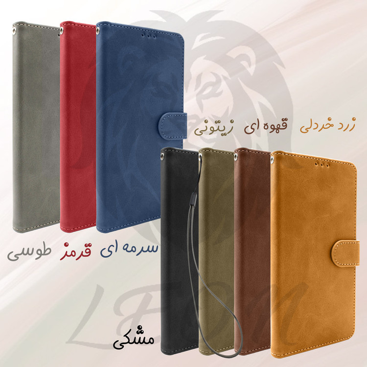 کیف کلاسوری لئون مدل Mokety مناسب برای گوشی موبایل اپل iPhone Xs به همراه بندآویز